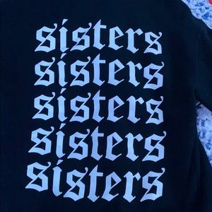james charles sisters apparel black hoodie
